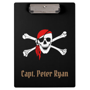 Carpeta De Pinza Rótulo pirata de Guay personalizado