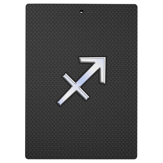 Carpeta De Pinza Rótulo Sagittarius Zodiac al estilo de la piel de  (Reverso)