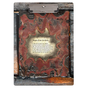 Carpeta De Pinza Rótulos de la Tierra