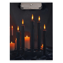 Carpeta De Pinza Royal Gothic Halloween Candle Clipboard