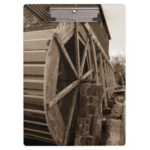 Carpeta De Pinza Rueda de agua de Edwards Sepia