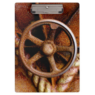 Carpeta De Pinza Rueda oxidada de la portilla submarina