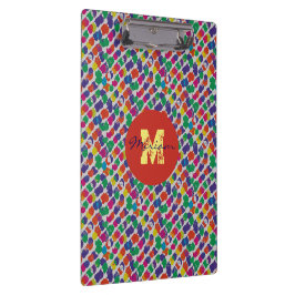 Carpeta De Pinza Ruidos coloridos.