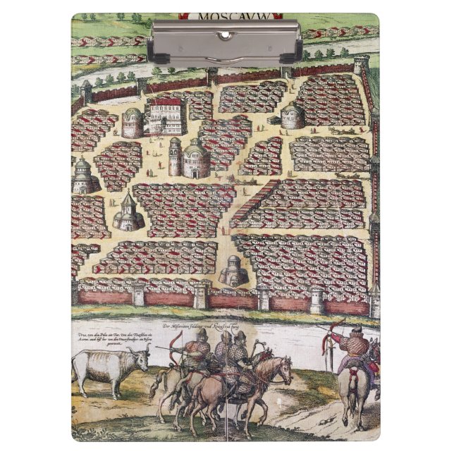 CARPETA DE PINZA RUSIA: MOSCÚ, 1591 (Anverso)