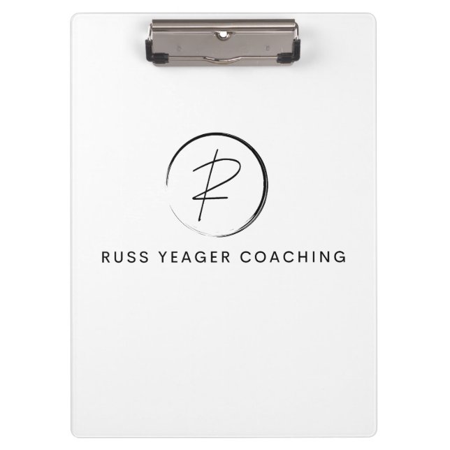 Carpeta De Pinza Russ Yeager Coaching Signature Logo (Anverso)