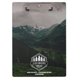 Carpeta De Pinza Rustic Masculine Forest Mountains Outdoors