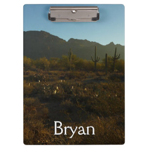 Carpeta De Pinza Saguaro Amanecer en el Parque Nacional Saguaro
