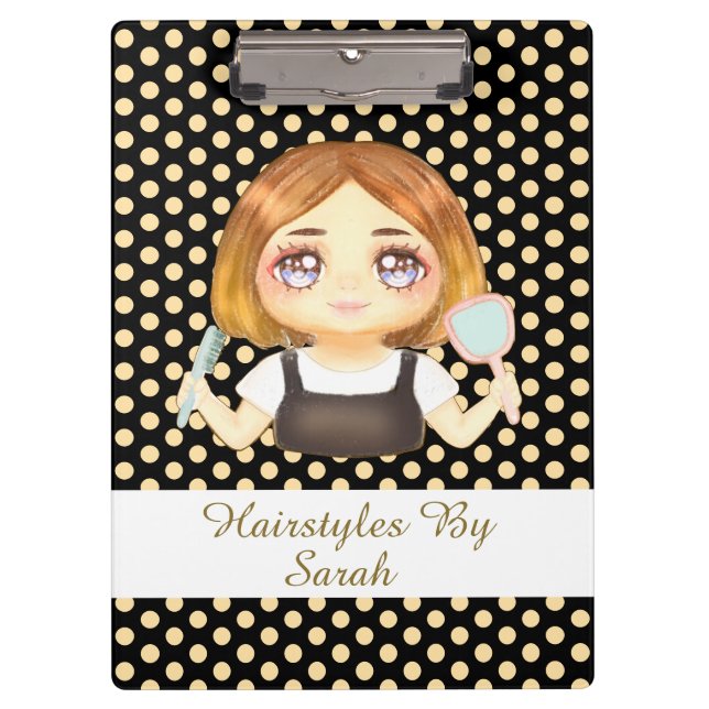 Carpeta De Pinza Salon Hairstylist