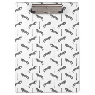 Carpeta De Pinza Saltando Caballo Caballo Scribble Entrenador d