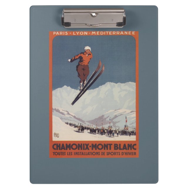 Carpeta De Pinza Salto de esquí - poster olímpico del promo de PLM (Anverso)