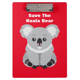 Carpeta De Pinza Salvemos El Oso Koala