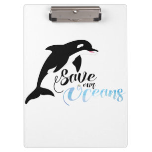Carpeta De Pinza Salvemos nuestros océanos