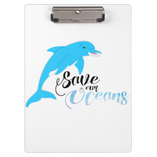 Carpeta De Pinza Salvemos nuestros océanos