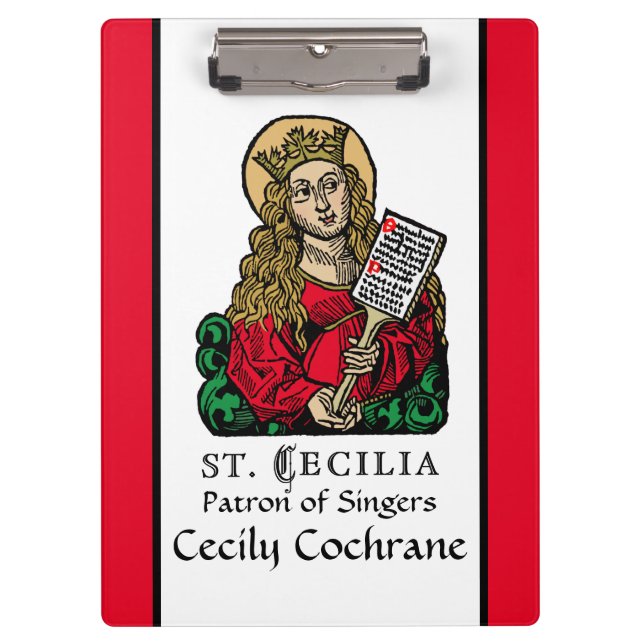 Carpeta De Pinza San Cecilia con Junta de Himno (Nuremberg) (Anverso)