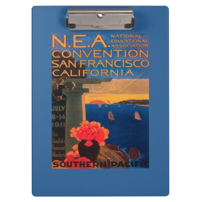 Carpeta De Pinza San Francisco, convenio de CaliforniaN.E.A. (Anverso)