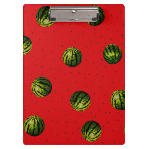 Carpeta De Pinza sandía roja y semillas