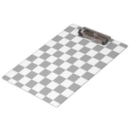 Carpeta De Pinza Sangro el personalizado a cuadros blanco del negro