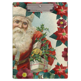 Carpeta De Pinza Santa Claus bringing gifts and presents