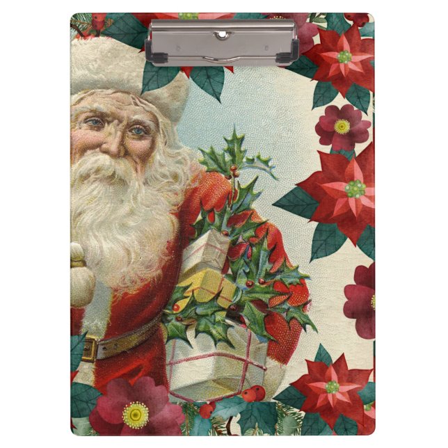 Carpeta De Pinza Santa Claus bringing gifts and presents (Anverso)