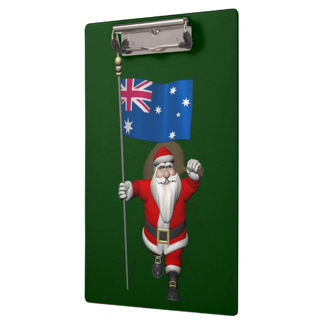 Carpeta De Pinza Santa Claus Con El Fin De Australia (Izquierda)