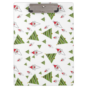 Carpeta De Pinza Santa personalizar y árbol de Navidad