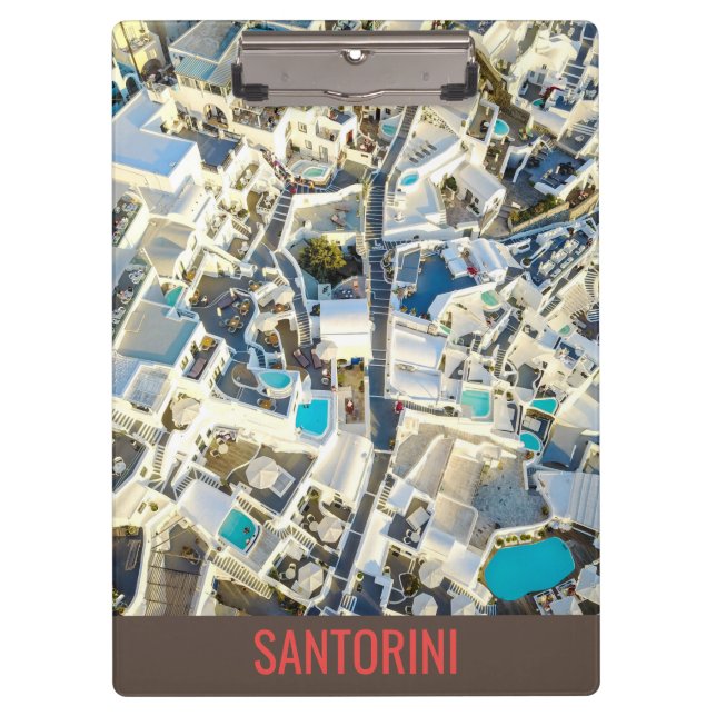 Carpeta De Pinza Santorini - Grecia (Anverso)