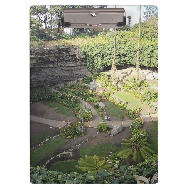 Carpeta De Pinza Santuario oculto Umpherston Sinkhole (Anverso)