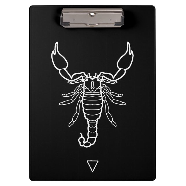 Carpeta De Pinza Scorpio Zodiac Sign (Anverso)