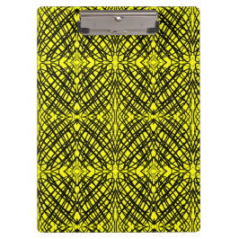 Carpeta De Pinza Scribe simple | Tejido Espejo | Amarillo |