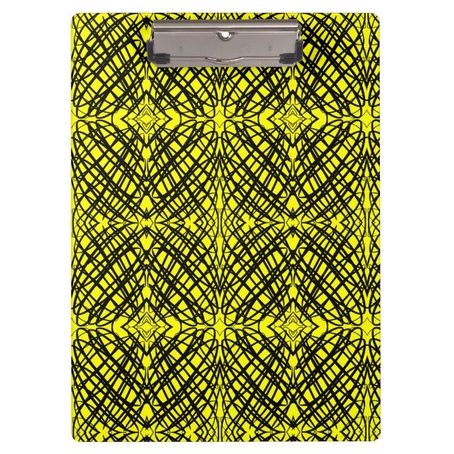 Carpeta De Pinza Scribe simple | Tejido Espejo | Amarillo | (Anverso)