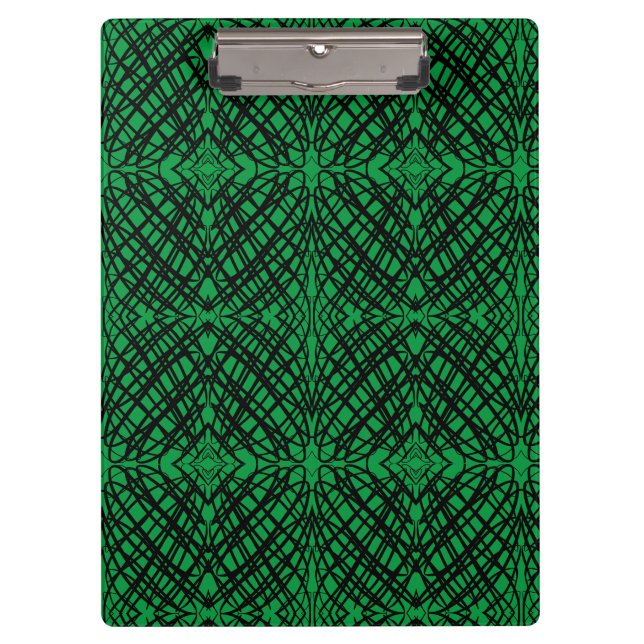 Carpeta De Pinza Scribe simple | Tejido Espejo | Verde | (Anverso)