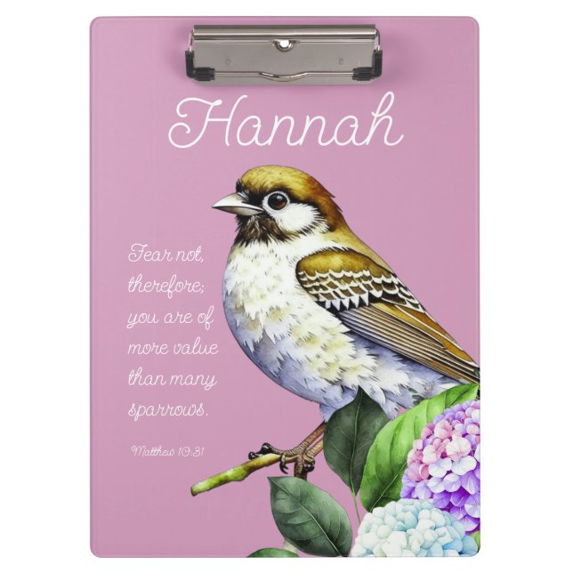 Carpeta De Pinza Scripture Matthew 10:31 (Anverso)