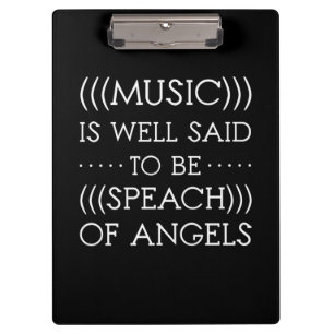Carpeta De Pinza Se Dice Que La Música Es De Ángeles.