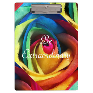 Carpeta De Pinza Sea arco iris geométrico extraordinario/artsy