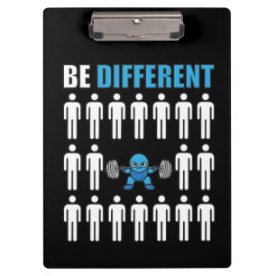 Carpeta De Pinza Sea diferente - Kawaii Anime Bodybuilding Workup