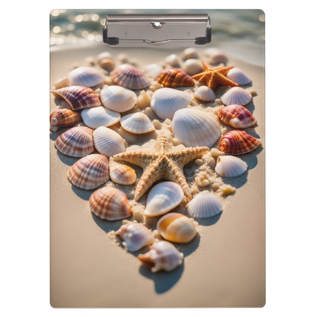 Carpeta De Pinza Seashell Heart (Anverso)