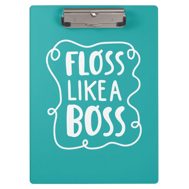 Carpeta De Pinza Seda como una frase dental de Boss el | (Anverso)