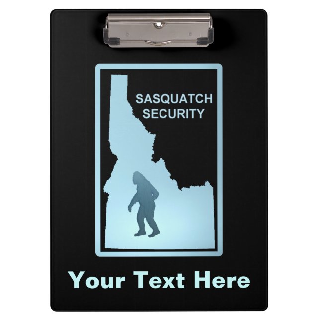 Carpeta De Pinza Seguridad Sasquatch - Idaho (Anverso)