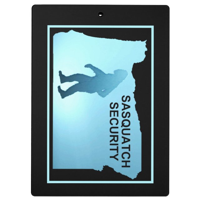 Carpeta De Pinza Seguridad Sasquatch - Oregón (Reverso)