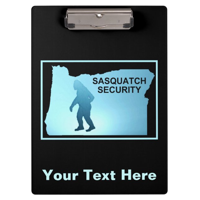 Carpeta De Pinza Seguridad Sasquatch - Oregón (Anverso)