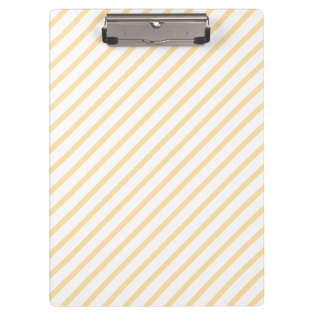 Carpeta De Pinza Sencilla banda de línea beige moderna (Anverso)