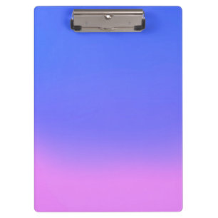 Carpeta De Pinza Sencillo efecto ocmbre efecto azul rosado