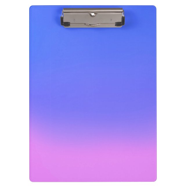 Carpeta De Pinza Sencillo efecto ocmbre efecto azul rosado (Anverso)