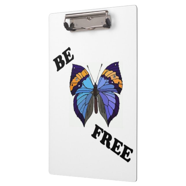 CARPETA DE PINZA " SER LIBRE " BUTTERFLY (Izquierda)
