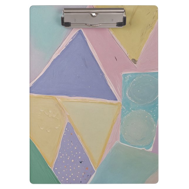 Carpeta De Pinza Serene Abstracts: A Pastel Dream (Anverso)