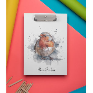 Carpeta De Pinza Serene Robin, personalizado