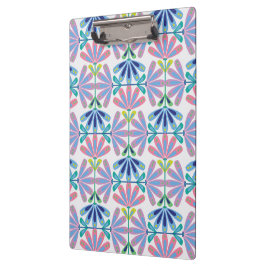 Carpeta De Pinza Serie floral retro