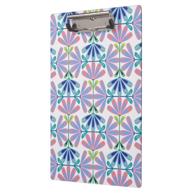 Carpeta De Pinza Serie floral retro (Izquierda)