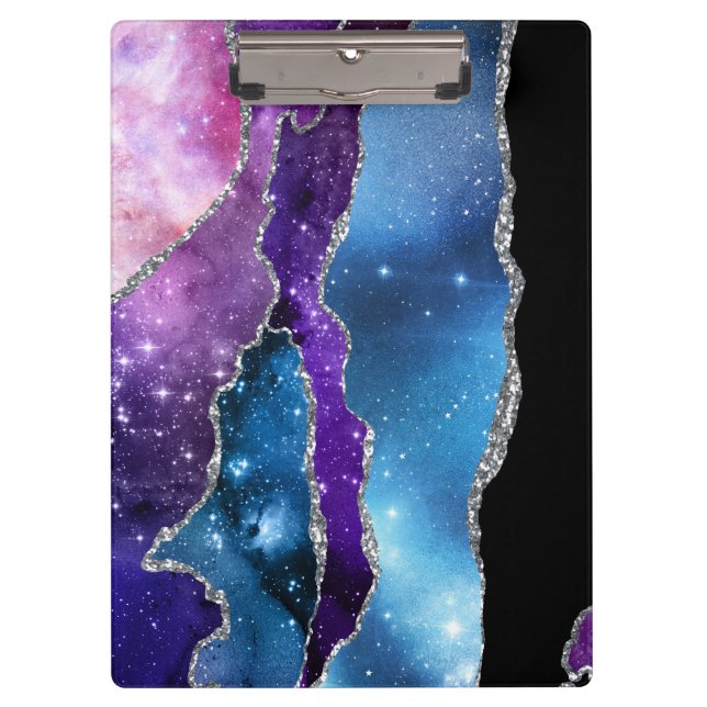 Carpeta De Pinza Serie Galaxy Agate Diseño 7  (Anverso)