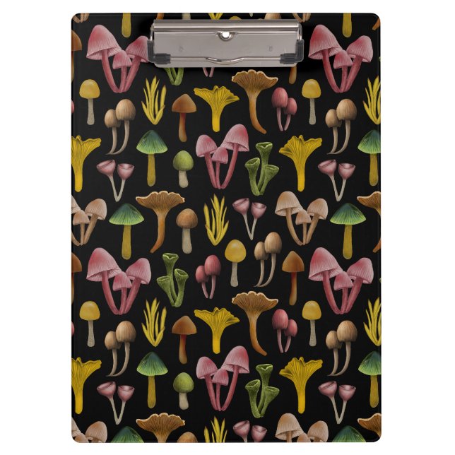 Carpeta De Pinza Setas, Lichen y hongos coloridos (Anverso)